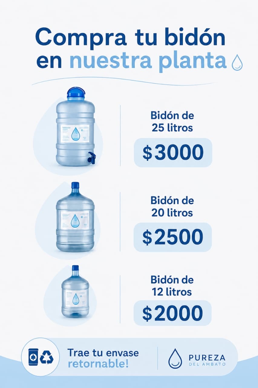 AGUA PURIFICADA